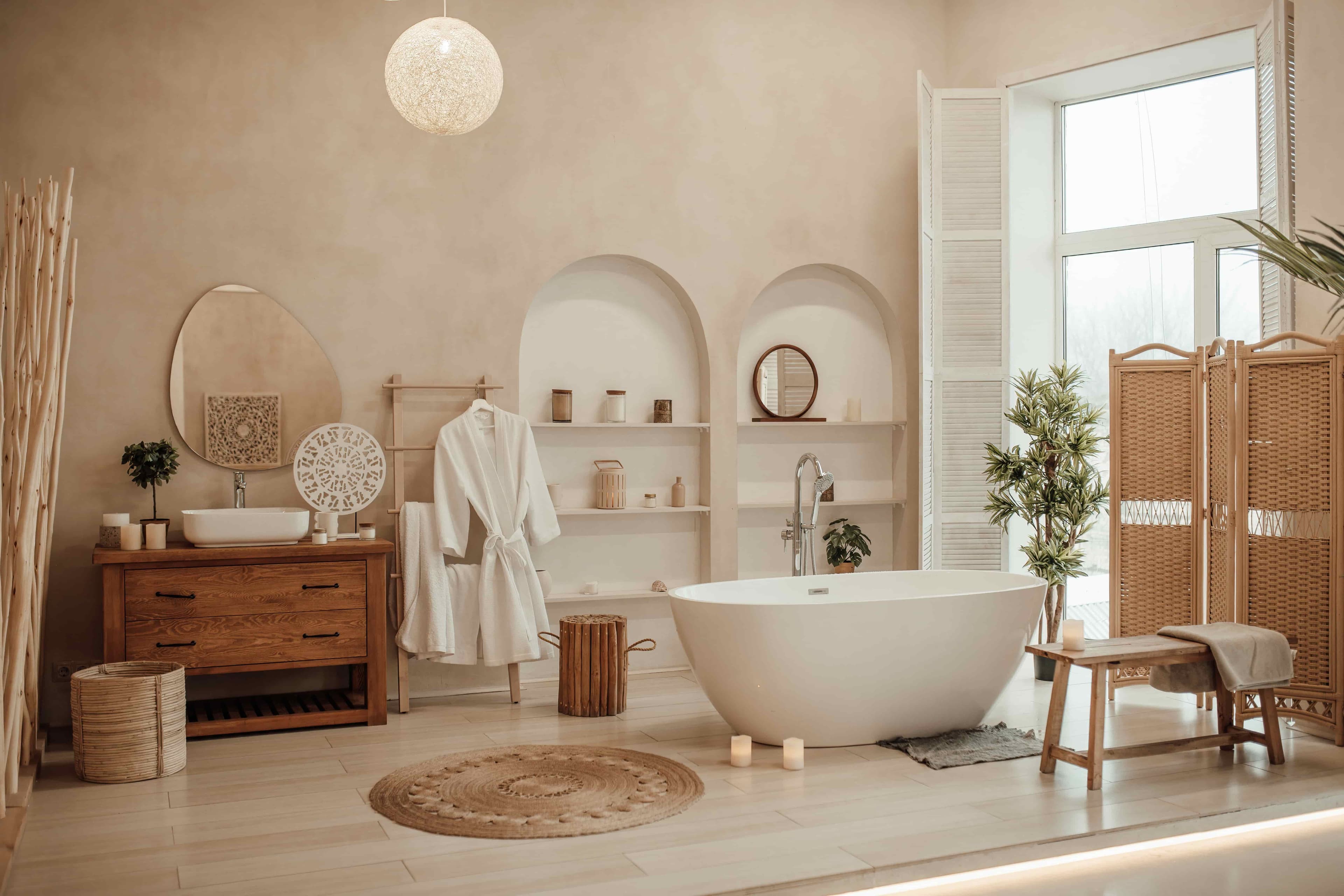 Luxury bathroom interior